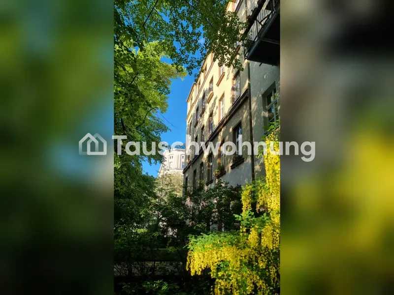 Tauschwohnung: Schöne 3 Zimmer Altbau mit Blick ins Grüne — photo 1